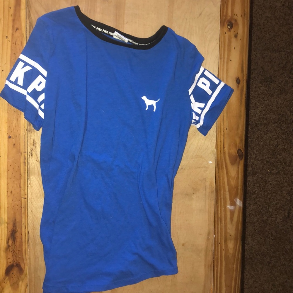 Royal blue Pink shirt